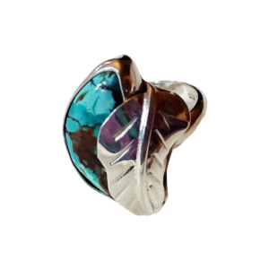 Anillo de plata con turquesa