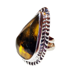 Anillo de Plata y Ambar